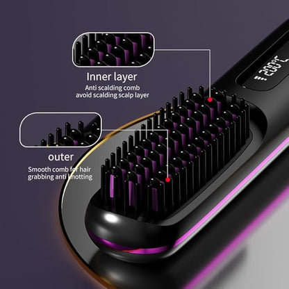 Styling Brush for Short Hair – Smooth, Shape & Style with FREE Heat-Resistant Glove