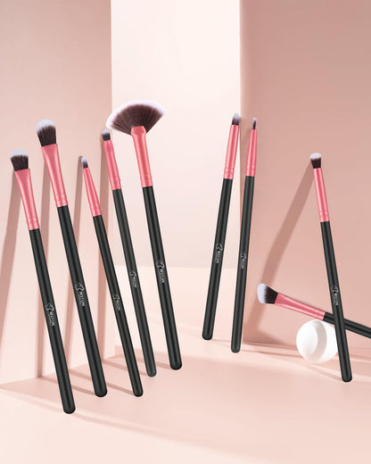 Makeup Brushes 16 Pcs Makeup Brush Set, Blending Brush for Foundation, Premium Synthetic Powder Concealers Makeup Brushes for Eyes and Face, Eye Shadows Brushes, Eyeliner Make up Brushes