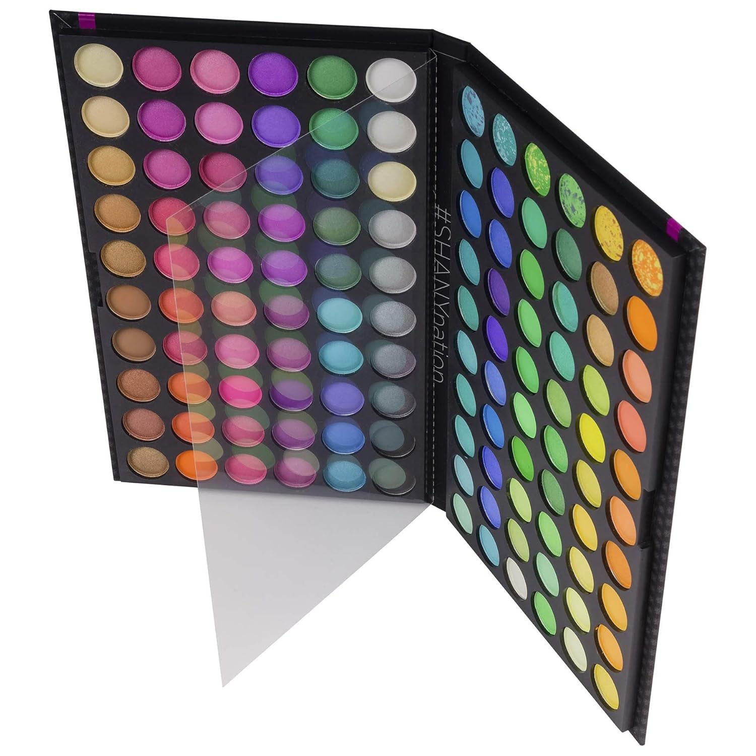 Highly Pigmented Eye Makeup Palette, 120 Matte Shimmer Metallic Eyeshadow Pallet with Long Lasting and Blendable Natural Colors - Classic Neon