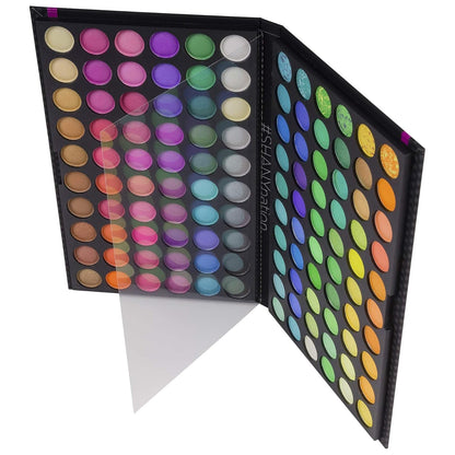 Highly Pigmented Eye Makeup Palette, 120 Matte Shimmer Metallic Eyeshadow Pallet with Long Lasting and Blendable Natural Colors - Classic Neon