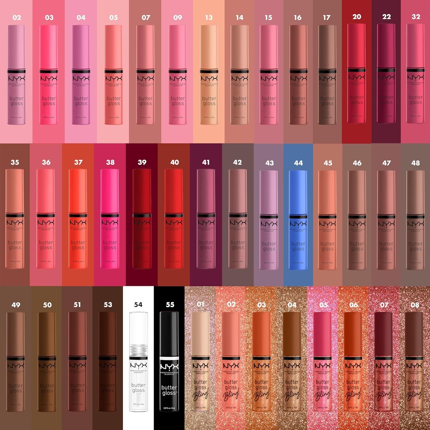 Non-Sticky Butter Gloss Lip Treatment - Sugar Glass (Clear)