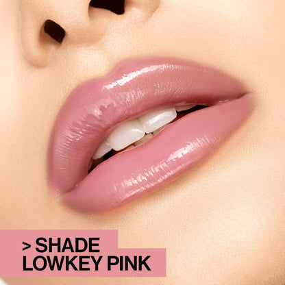 Megaslicks Lip Gloss, Ultra-Glossy, Vitamin-E Enriched, Ultra-Gloss High Shine Moisturizing, Cruelty-Free & Vegan - Crystal Clear