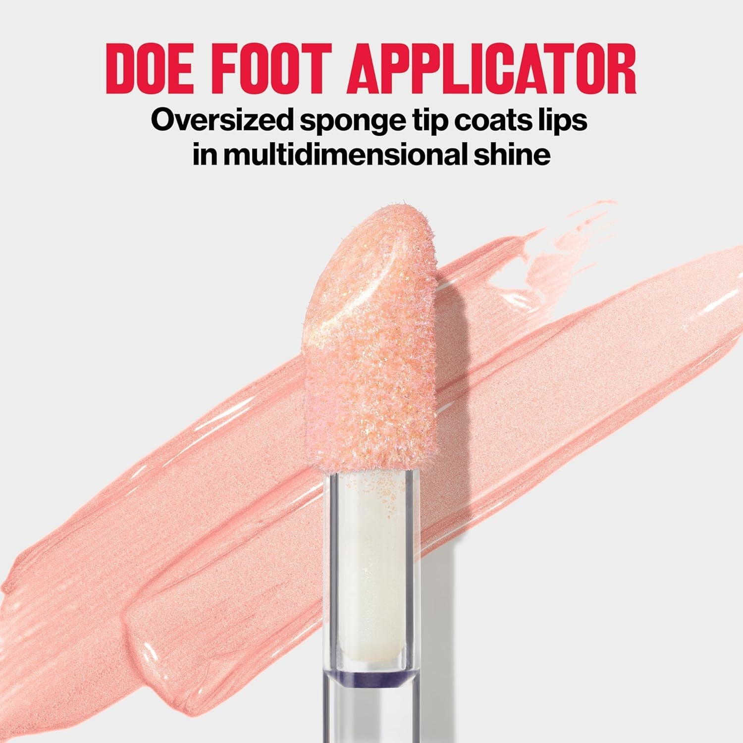 Super Lustrous Lip Gloss, Non-Sticky, Hydrating, High Shine Finish, 200 Crystal Clear, 0.13 Oz